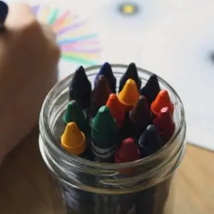 crayons at daycare