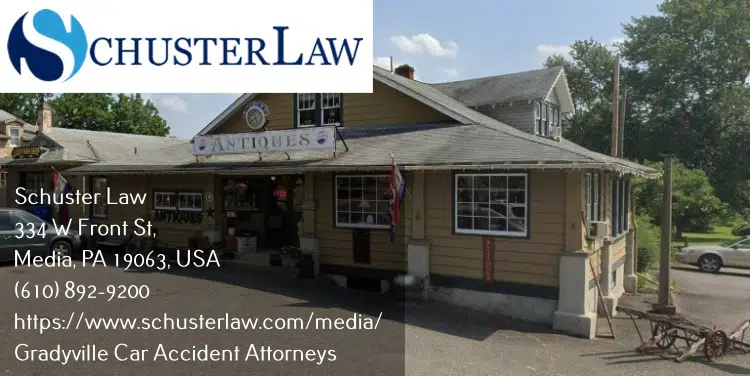 gradyville, pa car accident attorneys den of antiquity and christmas shop